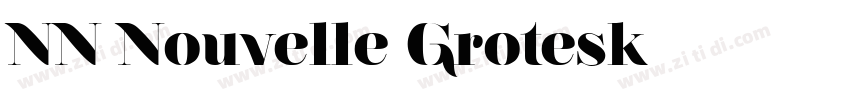 NN Nouvelle Grotesk字体转换